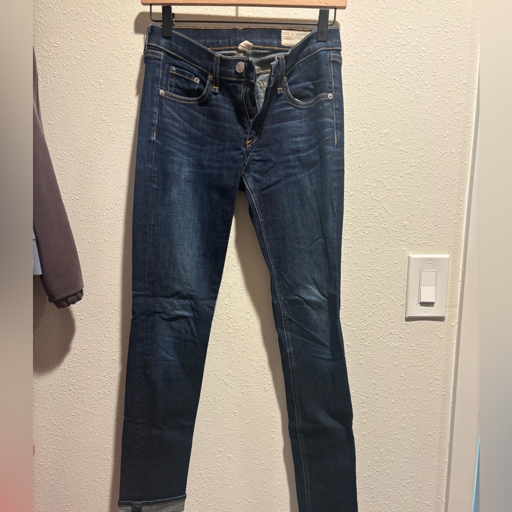 Rag & Bone Dark Blue Skinny Jeans